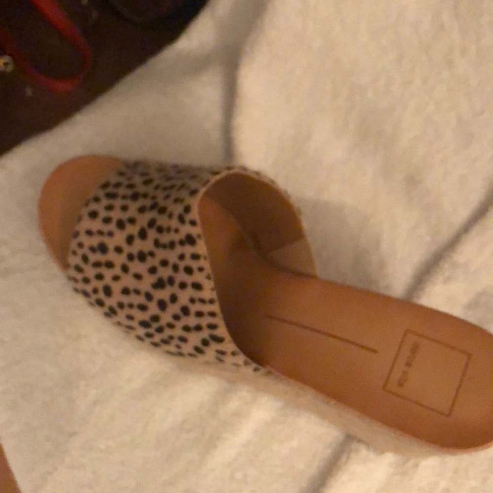 Dolce vita leopard espadrille